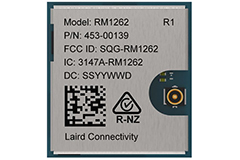 Image of Ezurio's RM126x Series LoRaWAN Transceiver Modules