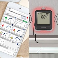 Lascar 的 EL-WiFi-X 系列溫度數據記錄器的圖片