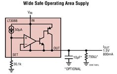 Analog Devices 具有监控功能的 LT3088 和 LT3089 800 mA 坚固耐用型线性稳压器图片