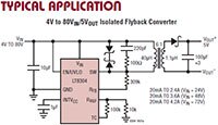 Image of Analog Devices' LT8304 Typical Application