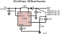 Image of Analog Devices' LT8335 Schematic