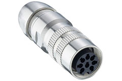 Image of Lumberg's M16 AISG Circular Cable-Mount Connectors
