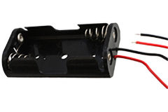 Image of MPD's BC2AAW UL94-HB Rated AA Dual Battery Holder