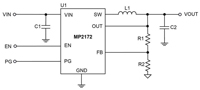 Image of Monolithic Power Systems' MP2172 5.5V, 2A Synchronous Step-Down Switcher