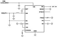 Image of MPS' MPQ4436 Synchronous Step-Down Converter