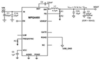 Image of MPS's MPQ4480 36 V, 6A Step-Down Converter (click to enlarge)