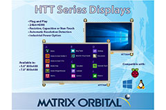 Image of Matrix Orbital's HTT Series TFT Displays