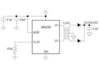 Image of Analog Devices' MAX256 3 W H-Bridge Transformer Driver for Isolated DC/DC Converters