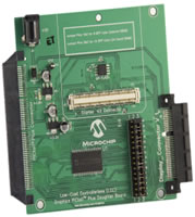 Image of Microchip Technology's AC164144 LCC Graphics PICtail™ Plus Daughter Board