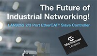 Microchip 的 LAN9252 EtherCAT 从控制器图片