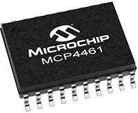 Microchip Technology 具有 NVM 和 I2C™ 的 MCP4461 8 位四通道数字电位计的图片