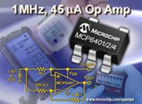 Microchip Technology's MCP640xx/MCP642x Operation Amplifiers