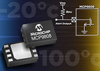Microchip TechnologyのMCP9808シリコン温度センサ