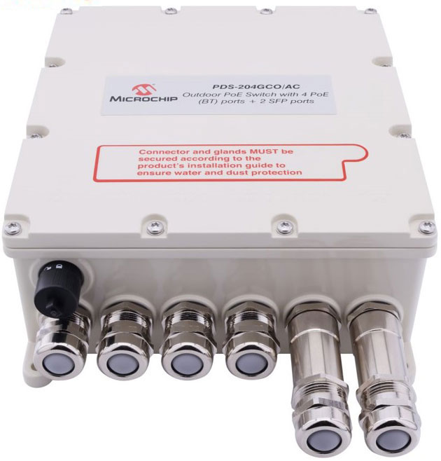 PDS-204GCO™ PoE Switch - Microchip Technology | DigiKey