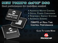 Image of Microchip Technology's dsPIC33E High Performance DSCs