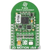 MikroElektronika 的 3D 运动 click board 配件板的图片