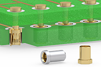 Mill-Max의 0448/0640 계열, 최소 삽입 길이를 지닌 접점 리셉터클 이미지
