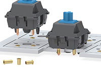 Image of Mill-Max's 3305 Series Open Bottom Low-Profile Solder Mount Receptacles