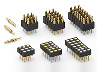 Image of Mill-Max's 804 and 805 Series Triple Row Spring-Pin Connectors