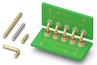 Image of Mill-Max's Straight and Right Angle Male PCB Pins