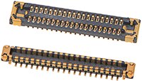Molex 的 ACB6+ 系列全副裝甲 SlimStack 板對板連接器的圖片