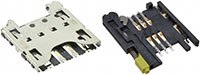 Molex 的 SIM 和组合卡连接器图片