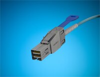 Molex 的 iPass+™ 高密度 (HD) 主動式光纖纜線 (AOC) 影像
