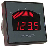 Imagen de medidores de panel de CC de la serie DMR35-ACV de Murata Power Solutions