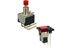 Image of NKK Switches M Series Snap-Action Pushbuttons