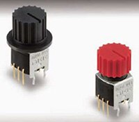 Image of NKK's NR01 Series Rotary Switches