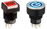 YB - YB2 Series Pushbutton Switches - NKK Switches
