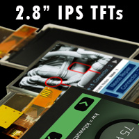 Newhaven Display 的 2.8" IPS 显示屏图片