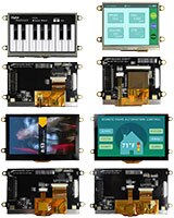 Image of Newhaven Display's EVE2 TFT Modules