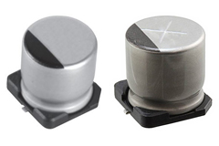 Image of Nichicon's GYE/GYF Series Chip Type Aluminum Electrolytic Hybrid Capacitors