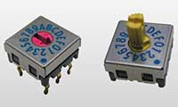 Image of Nidec Components' DR Series Ultra-Miniature Dip Rotary Switches