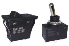 Image of Nidec ELW/ETW Series Standard Rocker/Toggle Switches