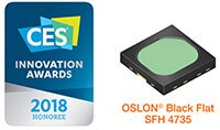 Image of ams OSRAM's SFH 4735 Broadband Infrared LED