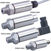 Omega PX309 계열 스테인리스 스틸 압력 변환기 이미지