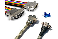 Micro D Serial Integrated Backshell Micro-D Connectors - Omnetics | DigiKey