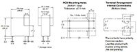 Image of Omron’s High VDC PCB Power Relay Dimensions and PCB Layout