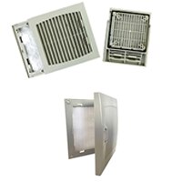 Image of Orion Fans' Sliding / Hinged Louvered Fan Guards