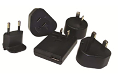Image of Phihong's F Series 5 V Folding Prong Wall Adapters