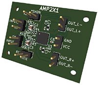 Image of PUI Audio AMP2X1 Audio Amplifier Board