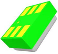 Abbildung: MEMS-Knochenschallmikrofon VMM-1627L-R von PUI Audio