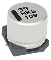 Image of Panasonic's EEE-FKS (HF) Series (High-Temp Reflow) Aluminum Electrolytic Capacitors