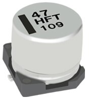 Image of Panasonic's EEE-FT (HF) Series (High-Temp Reflow) Aluminum Electrolytic Capacitors