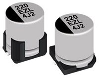 Image of Panasonic's EEH-ZL Series Conductive Polymer Hybrid Aluminum Electrolytic Capacitors