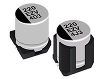 Image of Panasonic EEH-ZV Series Conductive Polymer Hybrid Aluminum Electrolytic Capacitors