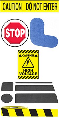Image of Panduit's Industrial ID Floor Tapes