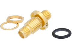 Image of Pasternack PE9184 Hermetically Sealed SMA Female to SMA Female Adapter